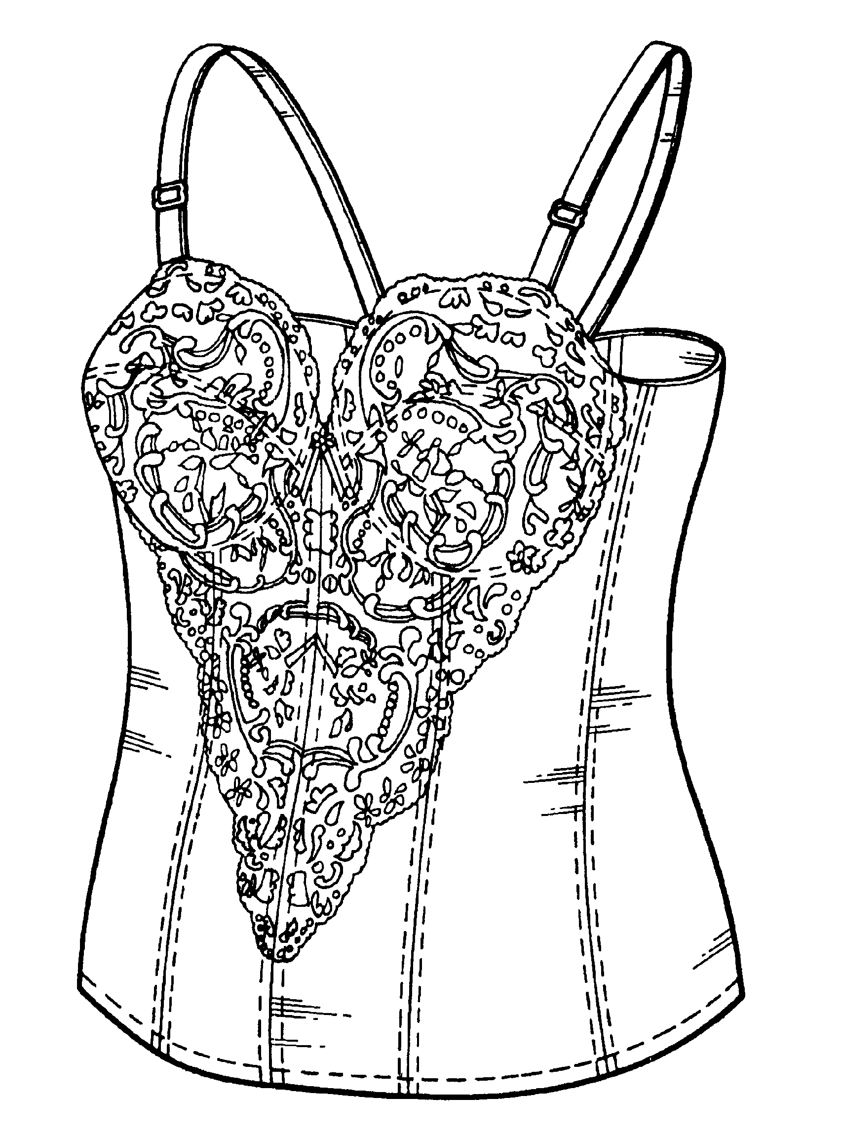 example of a design for a bra