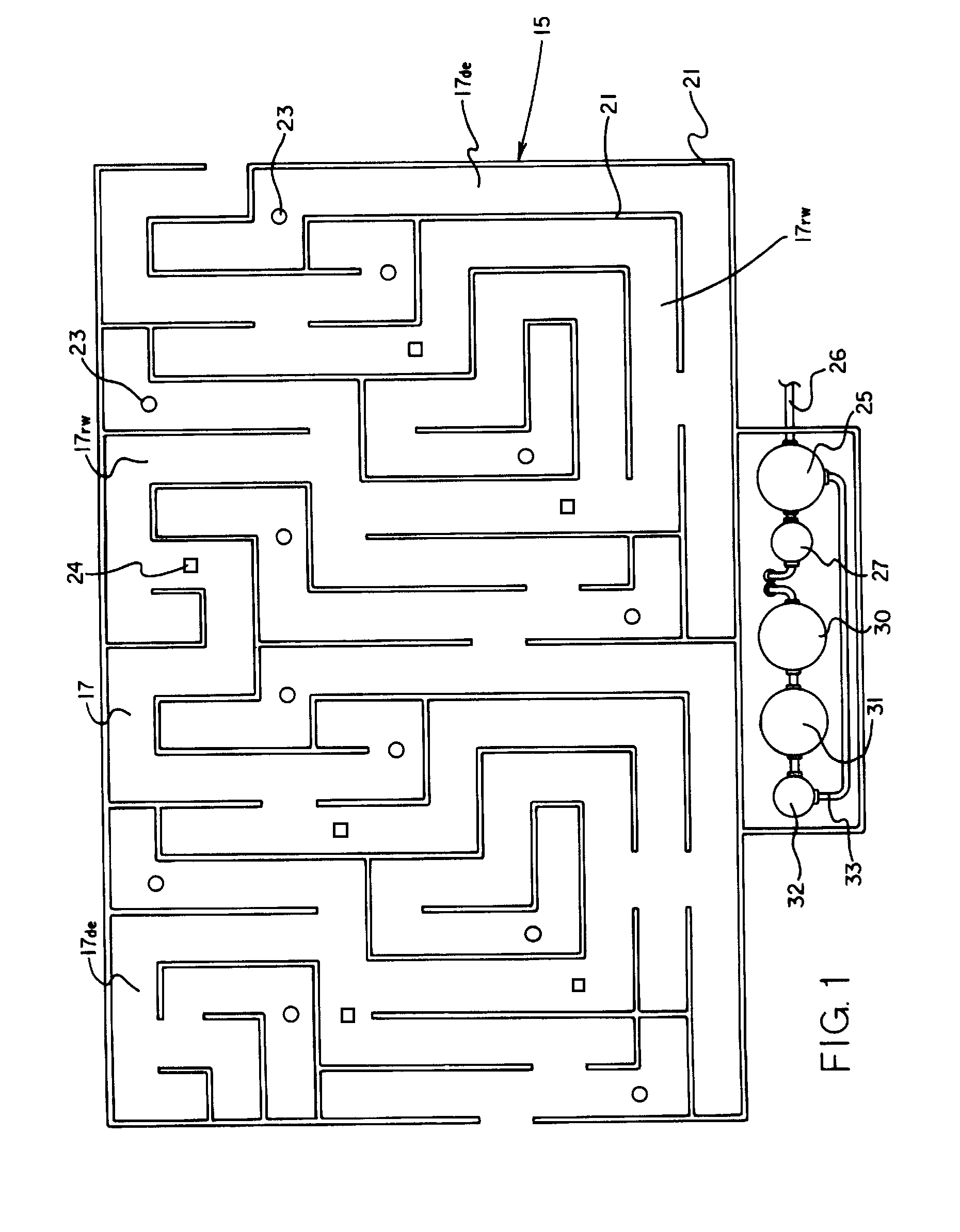 example of a floorplan for a water maze